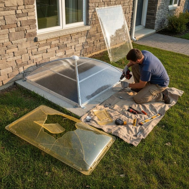 Window Well Cover Installation Service
